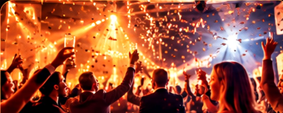 Feestelijke sfeer voor een bedrijfsfeest